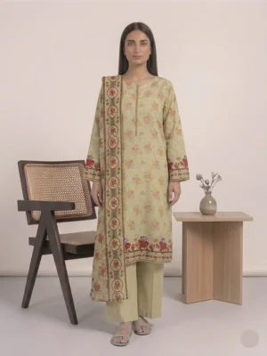 3 Piece Lawn Suit