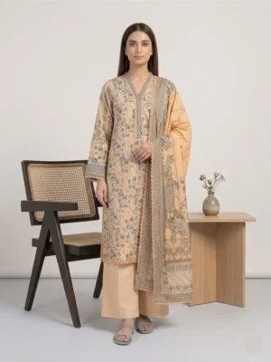 3 Piece Lawn Suit (Stitch)