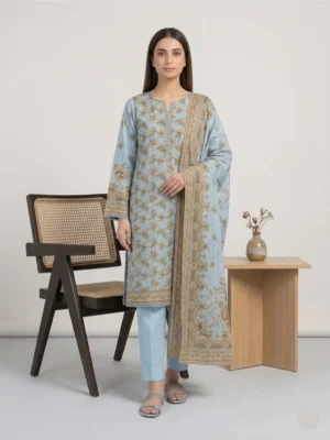 3 Piece Lawn Suit (Stitch)